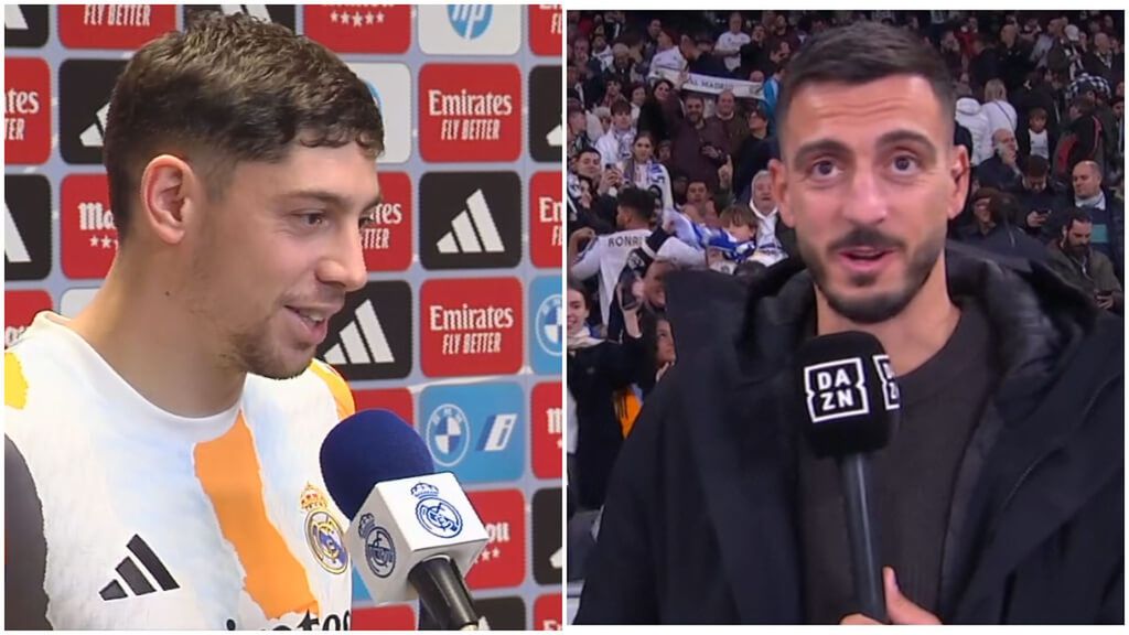 Fede Valverde bromea sobre los conocimientos de fútbol de Joselu Mato