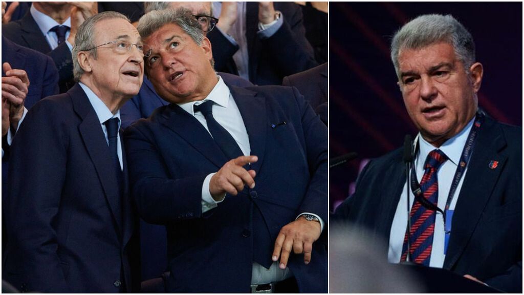 Joan Laporta, agradecido con el Real Madrid y el resto de clubes que no se posicionaron en el caso Dani Olmo