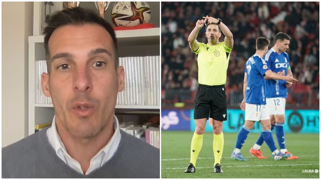 Estrada Fernández habla sobre la polémica surgida en el Almería-Oviedo