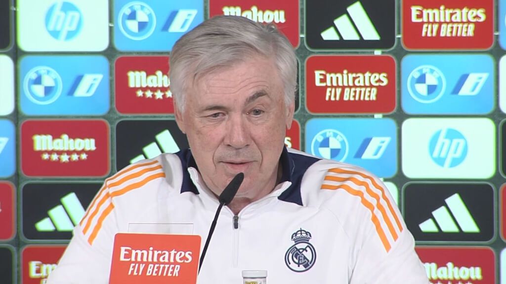 Carlo Ancelotti, cansado del tema de Vinicius y Arabia
