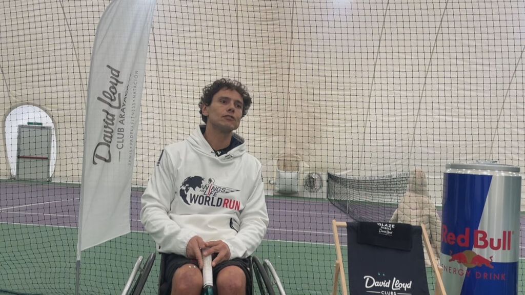 Cisco García, de un accidente a brillar en el tenis: "Nunca imaginé ser feliz en una silla de ruedas"