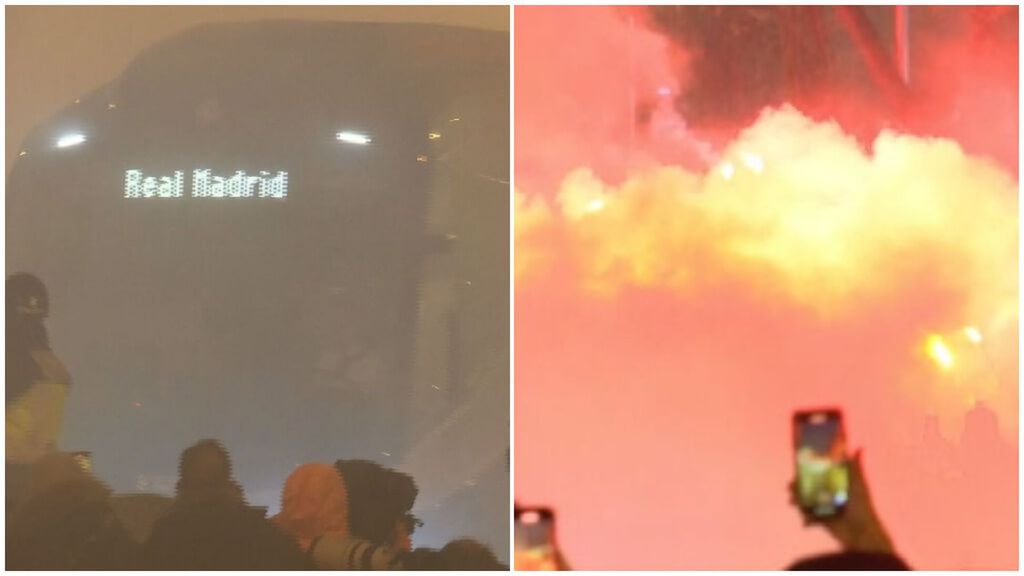 Llegadas RMA y ATM al Santiago Bernabéu