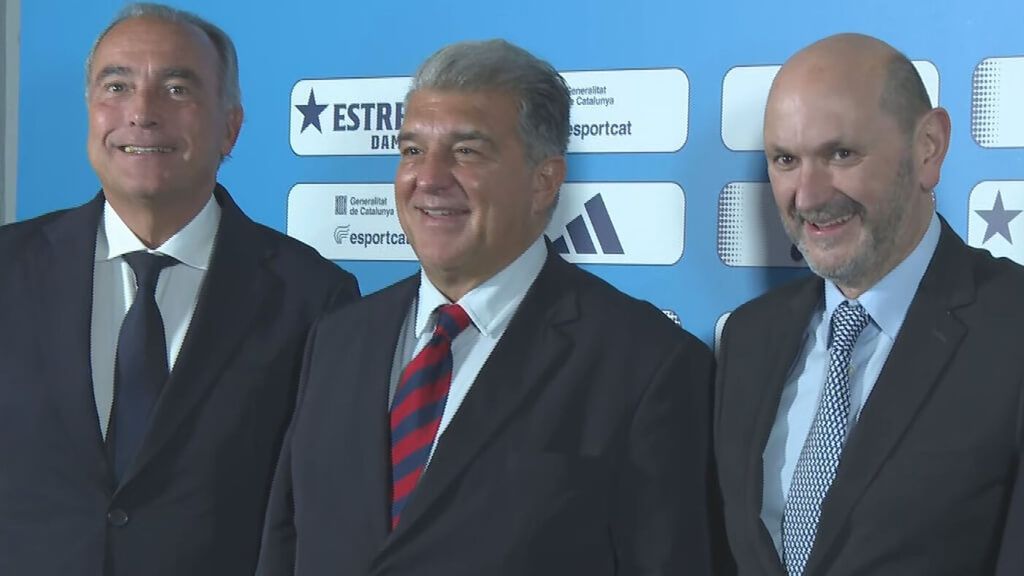 Rafael Louzán, Joan Laporta y la final del Mundial en el Camp Nou: "Es un buen estadio"
