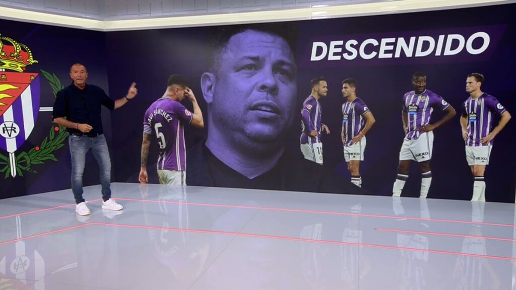 El mensaje de Manu Carreño a Ronaldo Nazario tras el descenso del Valladolid