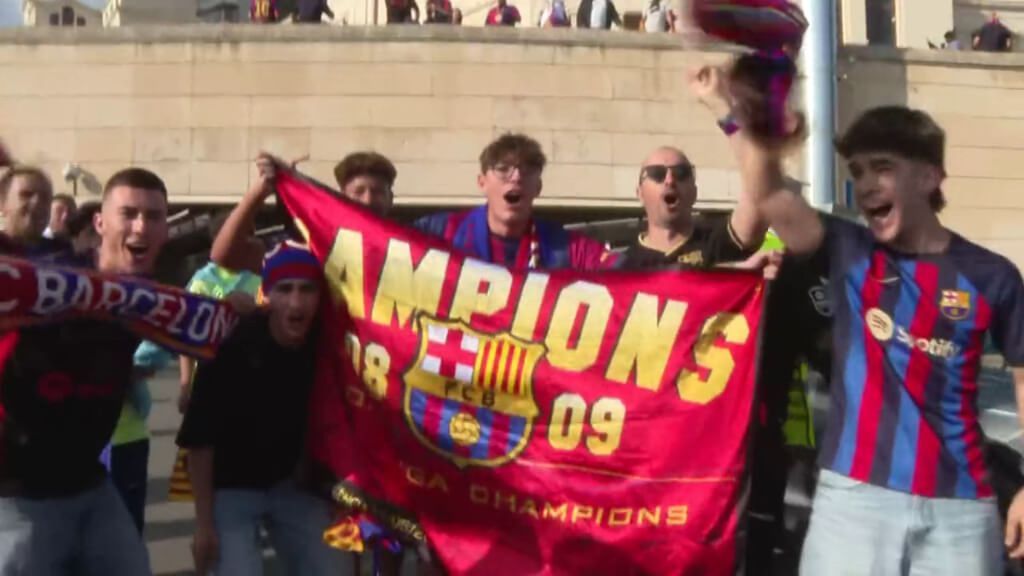 Los aficionados del Barça ya se ven campeones