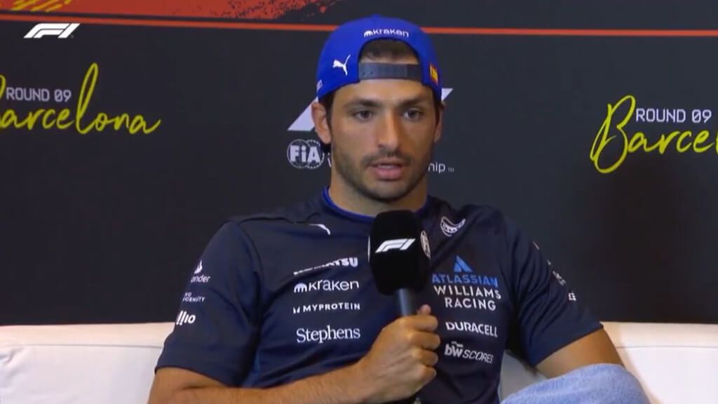 Carlos Sainz, en el GP de Montmeló