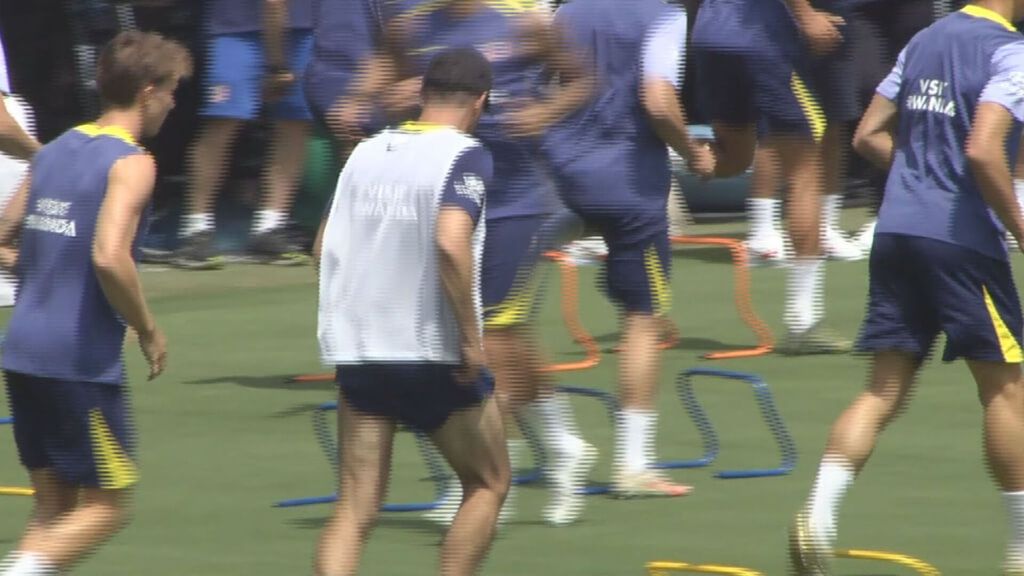 El ejemplo de Simeone a sus jugadores entrenando junto a ellos en Los Ángeles