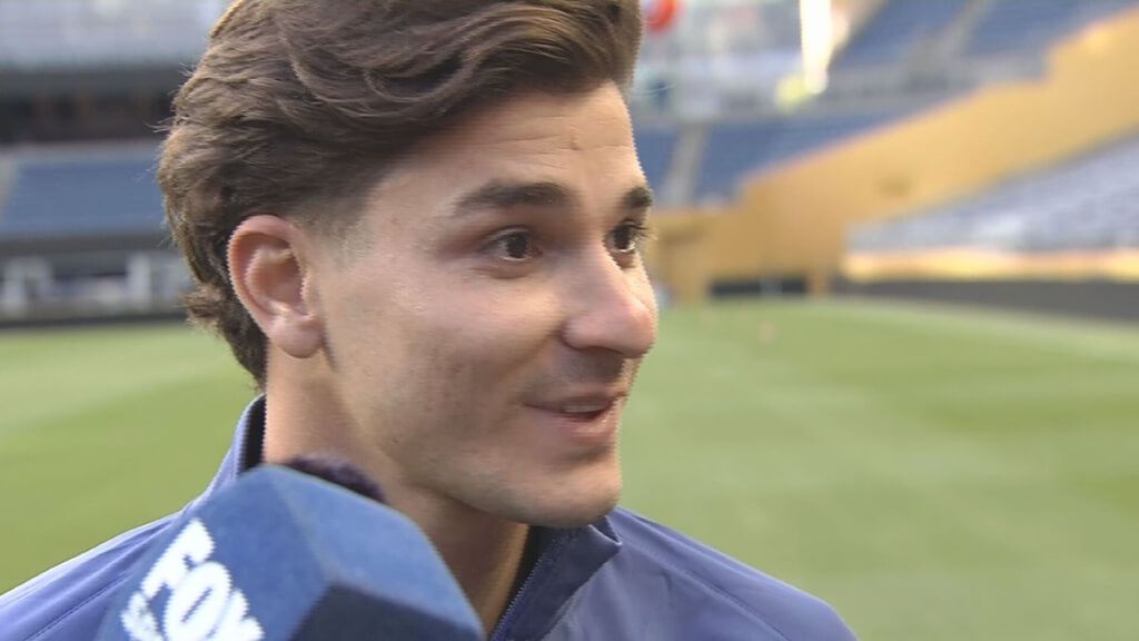 El Cholo Simeone alaba a Franco Mastantuono y Julián Álvarez bromea con él: "Que me pegue, pero que ganemos nosotros"