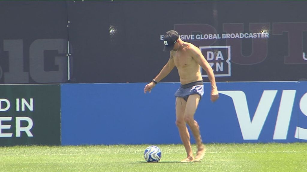 Entreno PSG - relax Lucho