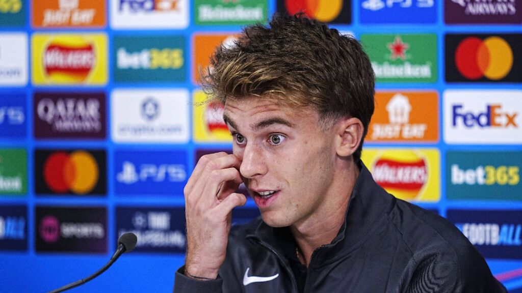 Pablo Barrios señala la dificultad de los partidos de Champions League: