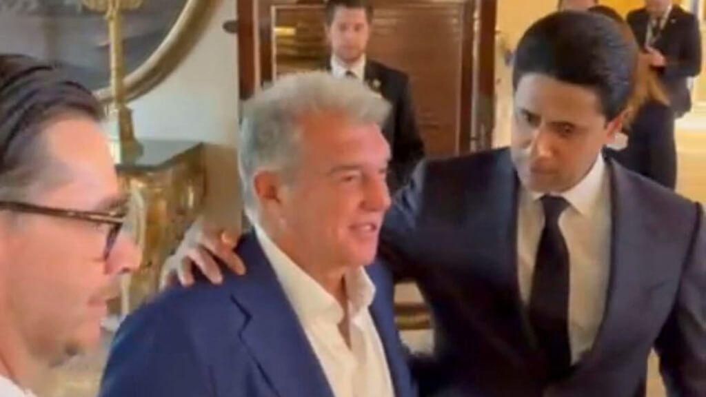 Manu Carreño y el acercamiento de Laporta con Al Khelaifi