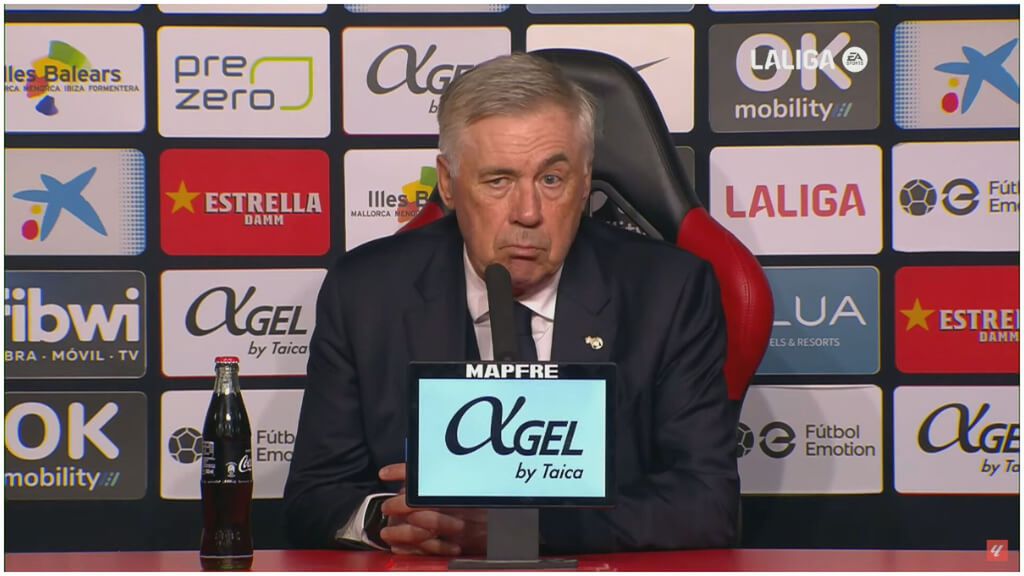 Carlo Ancelotti es comedido con respecto al título liguero