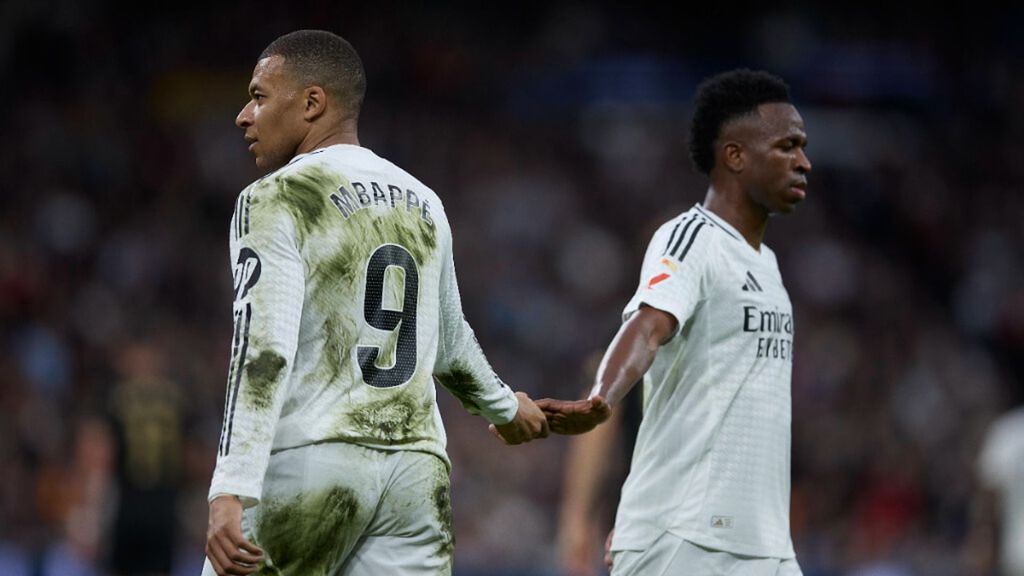 Los datos demuestran la desconexión de la dupla Mbappé-Vinicius, juegan mejor separados