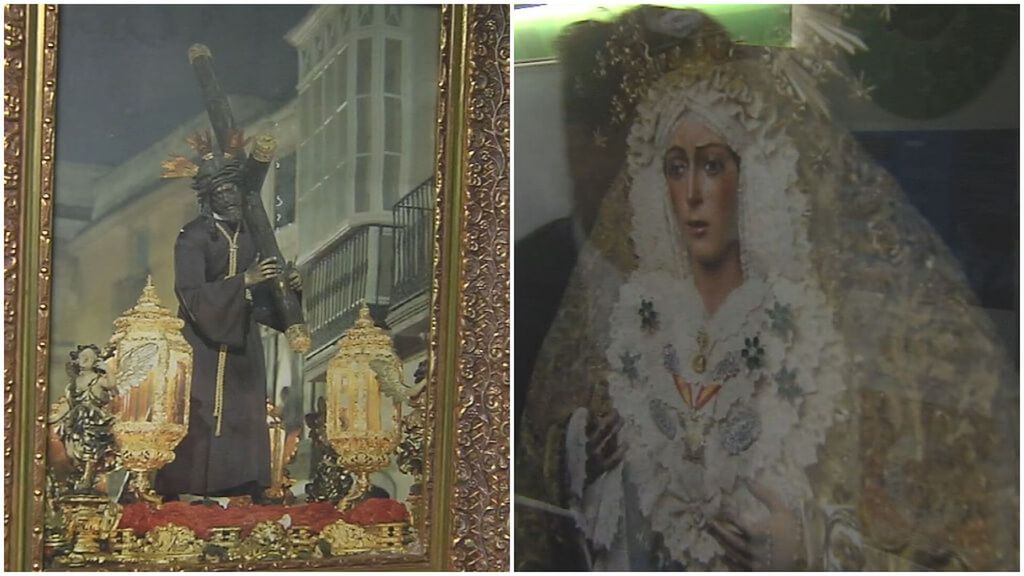 Las imágenes religiosas del vestuario del Real Betis