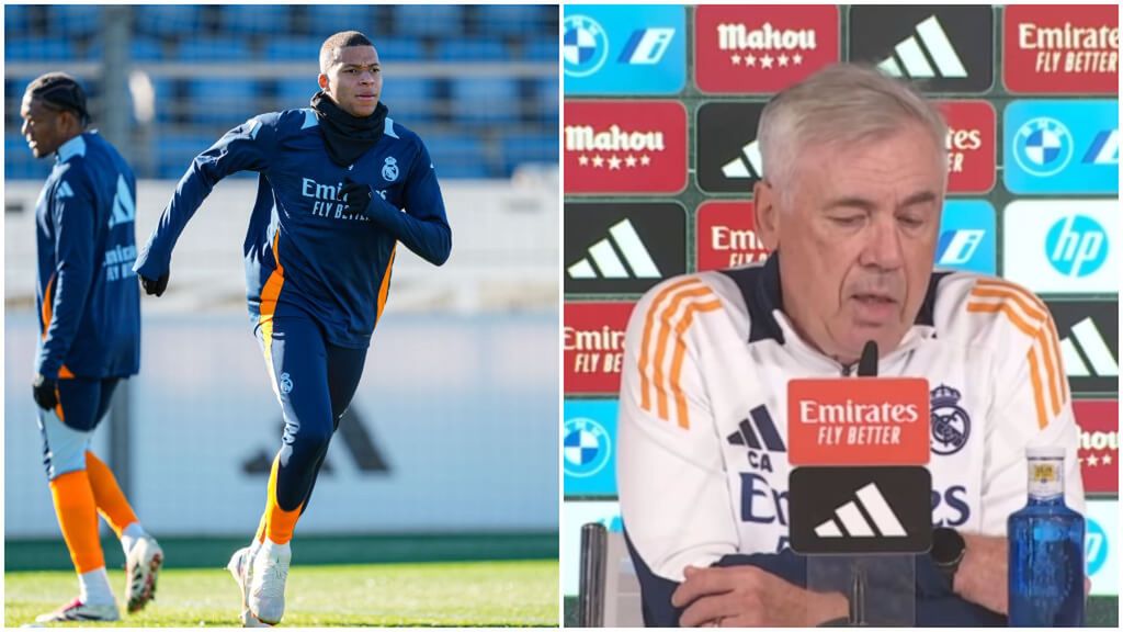 Carlo Ancelotti y la adaptación de Mbappé la Real Madrid