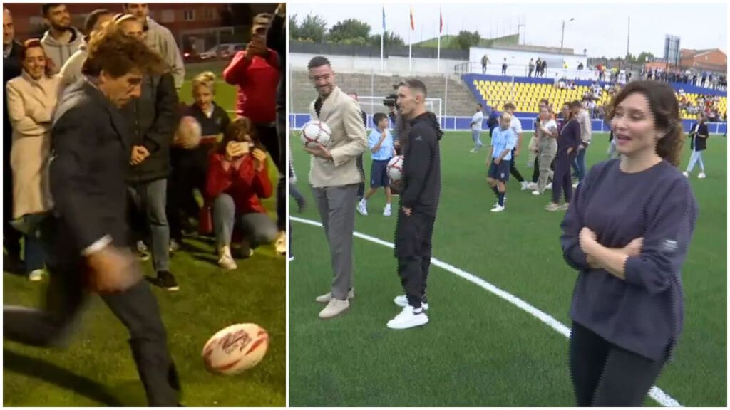 Isabel Díaz Ayuso y su broma con los penaltis: "Soy peor que el alcalde"