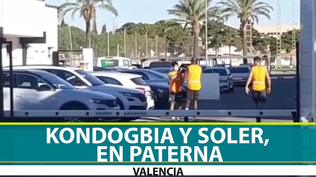 Soler y Kondogbia, en Paterna (31-08-2020)