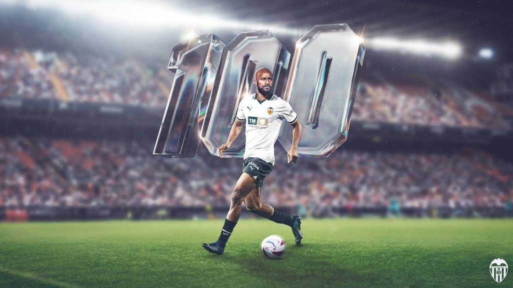 Foulquier cumple 100 partidos con el Valencia CF