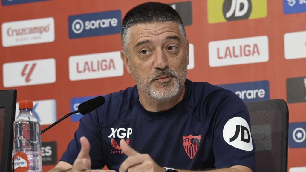 García Pimienta, antes del partido contra el Espanyol