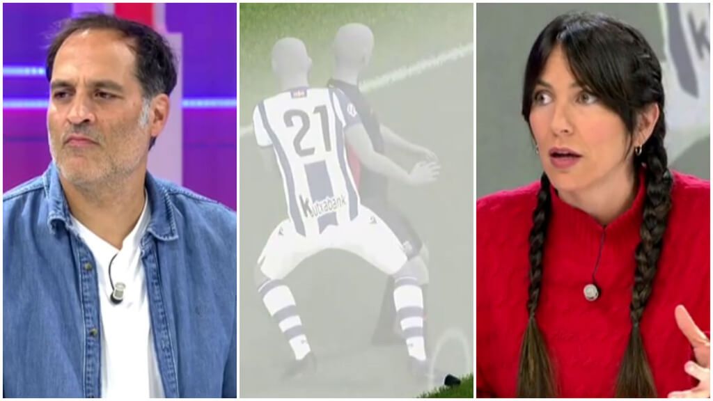 David Sánchez e Irene Junquera coinciden con la polémica de Lewandowski: "Era de fuera de juego, pero el dibujito estaba mal"