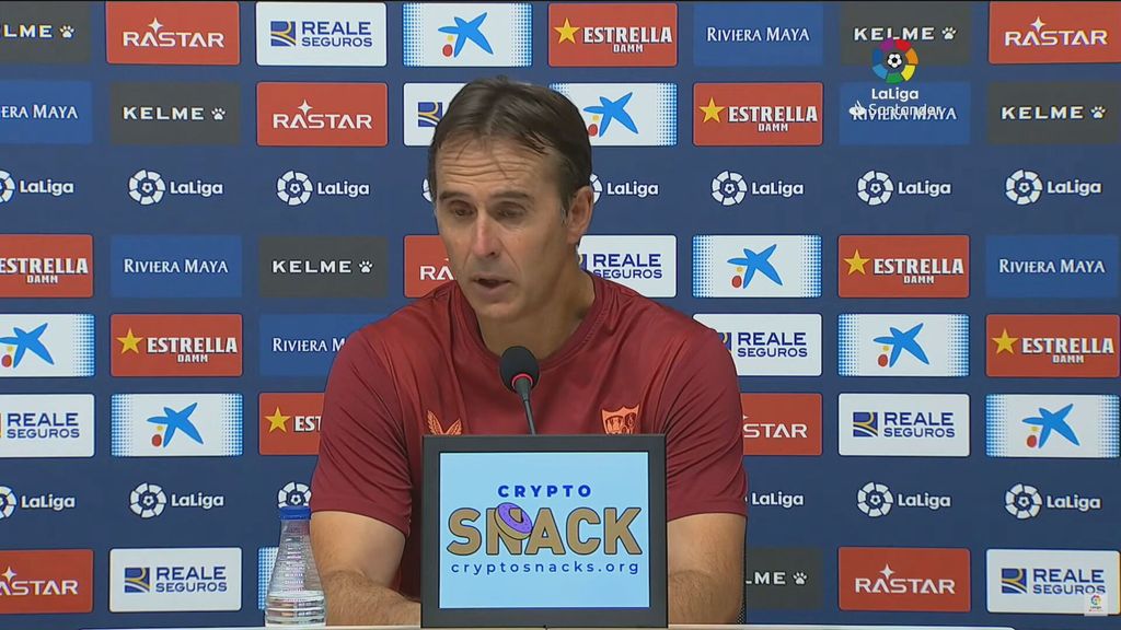(Mediaset) Rueda de prensa de Lopetegui tras el Espanyol-Sevilla