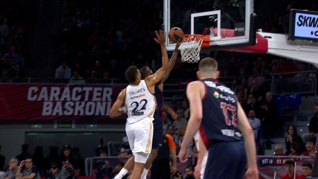 El tapón de Edy Tavares que frustró al Baskonia: un reflejo perfecto de la clase de jugador que es