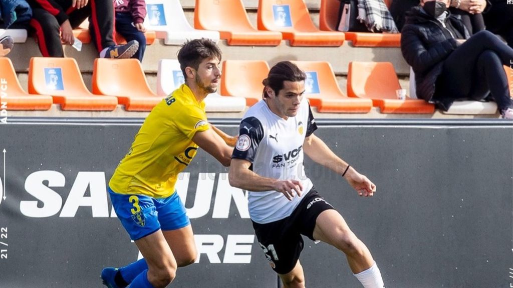 El VCF Mestalla metió tres goles en cuatro minutos