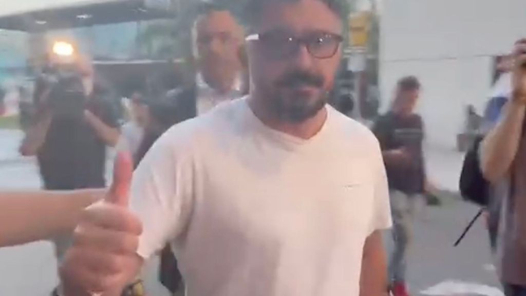 Gattuso aterriza en Valencia para firmar por el conjunto che