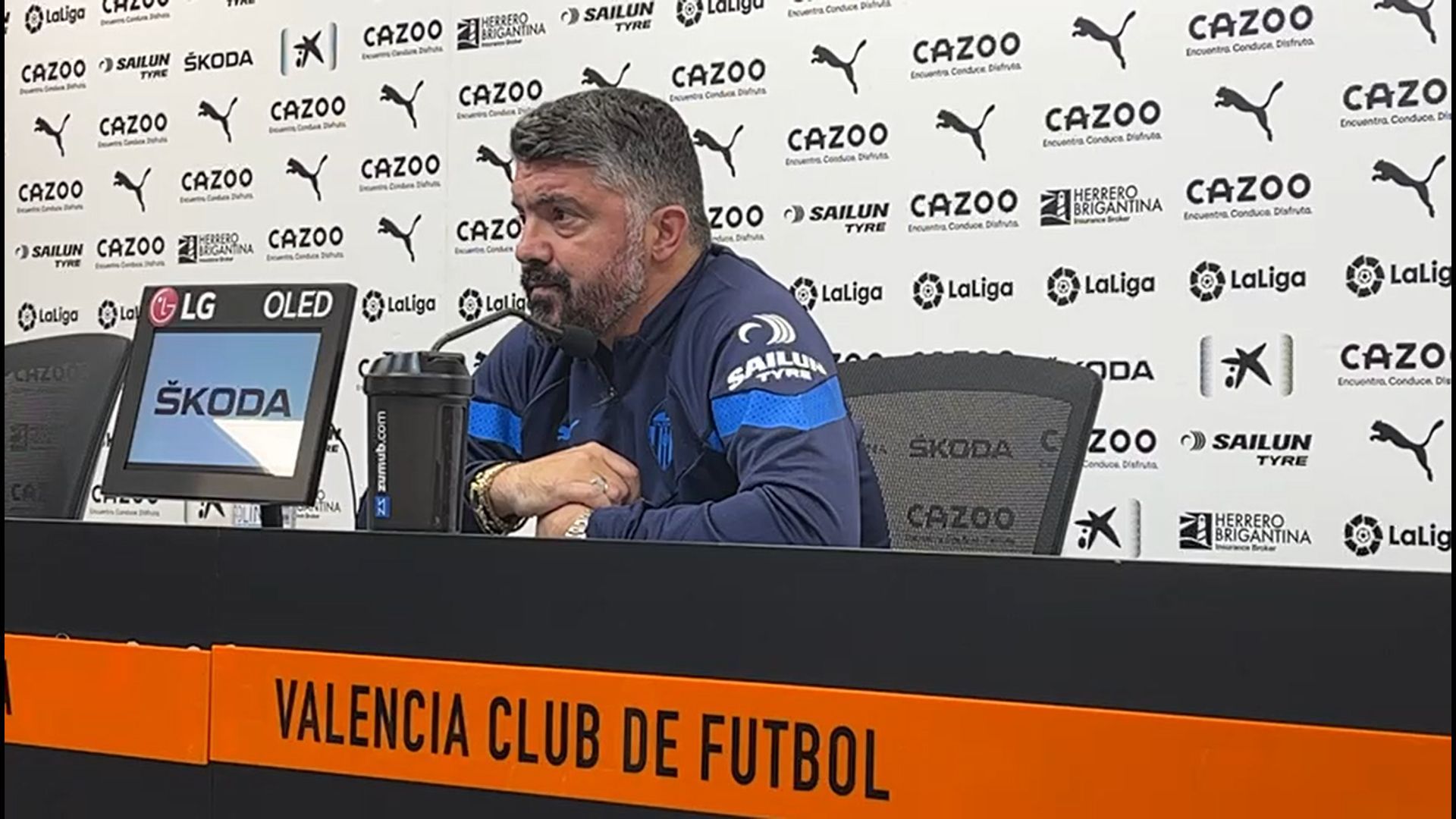 Gattuso habla de Nandez, Guillamon y André Almeida