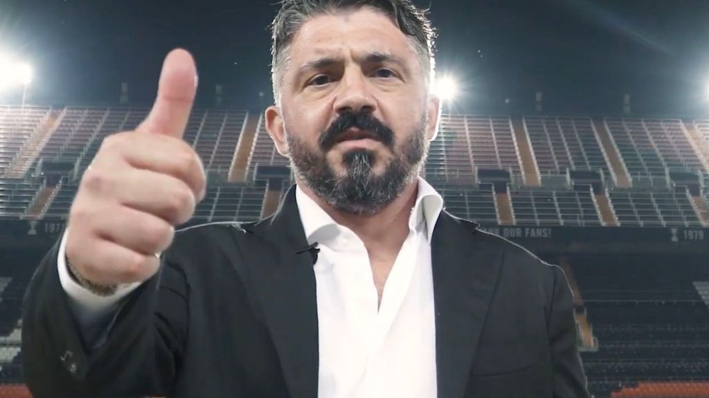 "Vivamos con pasión esta temporada": El mensaje de Gattuso al valencianismo desde Mestalla