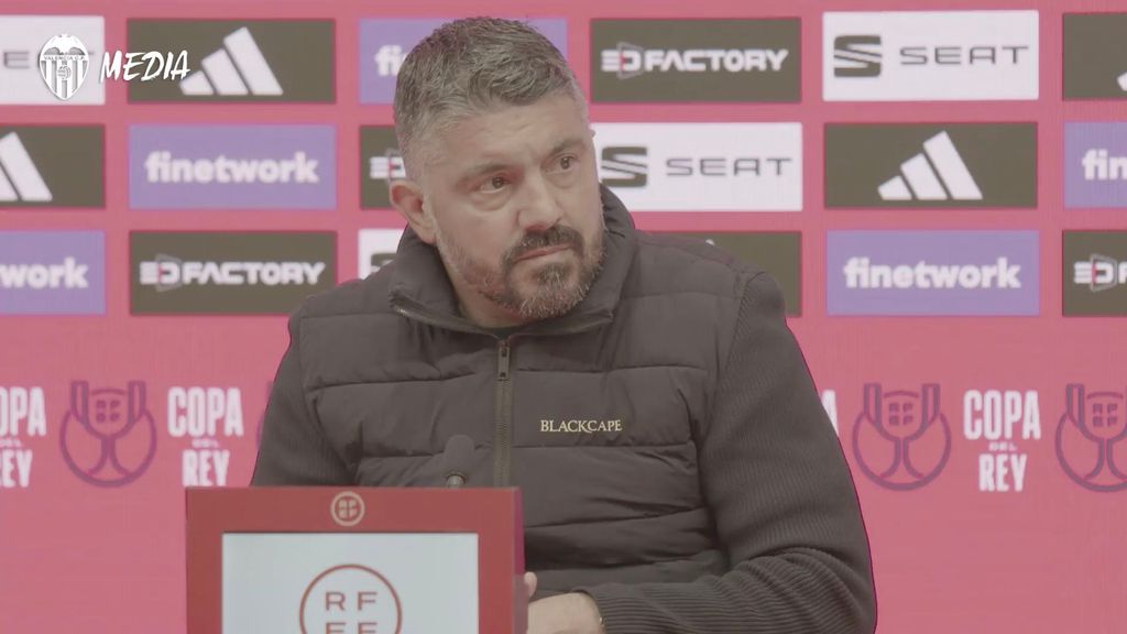 Gattuso habla de la Copa, de la afición y de Jesús Vázquez