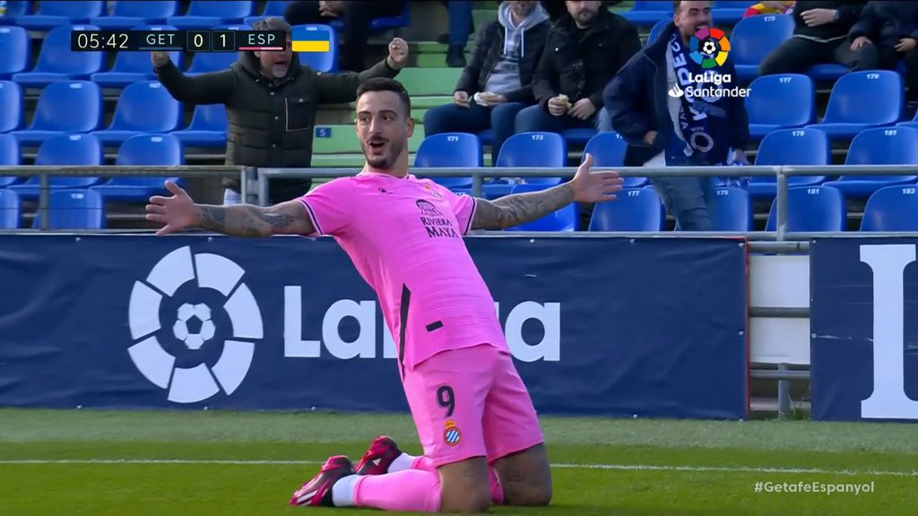 Getafe 0-1 Espanyol: Gol de Joselu
