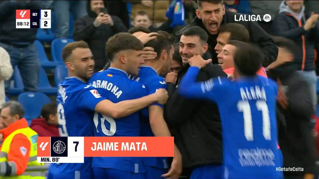 Getafe 3-2 Celta: Resumen del partido