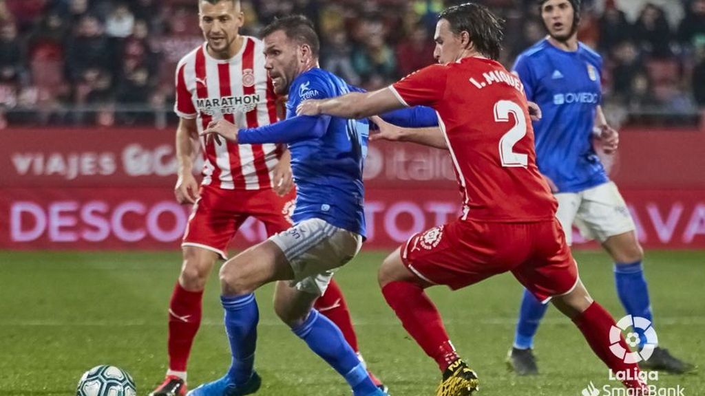 Girona 1-1 Real Oviedo: Resumen (Jornada 25)