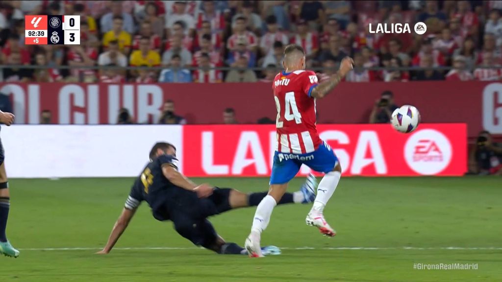 Girona 0-3 Real Madrid: Expulsión de Nacho