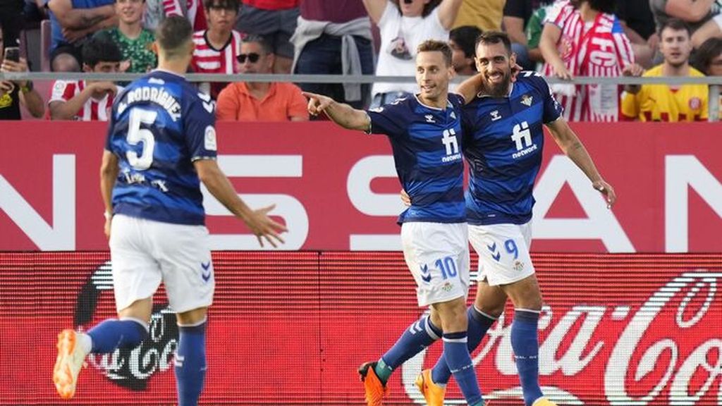 Girona 1-1 Real Betis: Gol de Borja Iglesias (1)