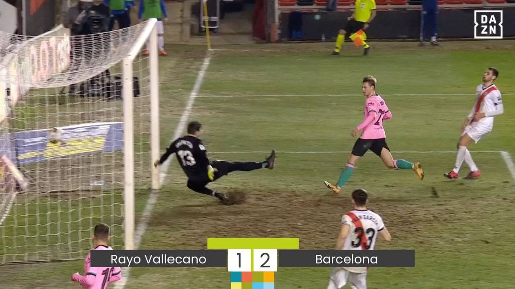 Rayo 1-2 Barcelona: Gol de De Jong
