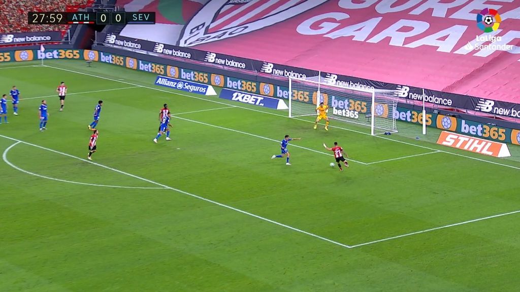 Athletic 1-0 Sevilla: Gol de Ander Capa