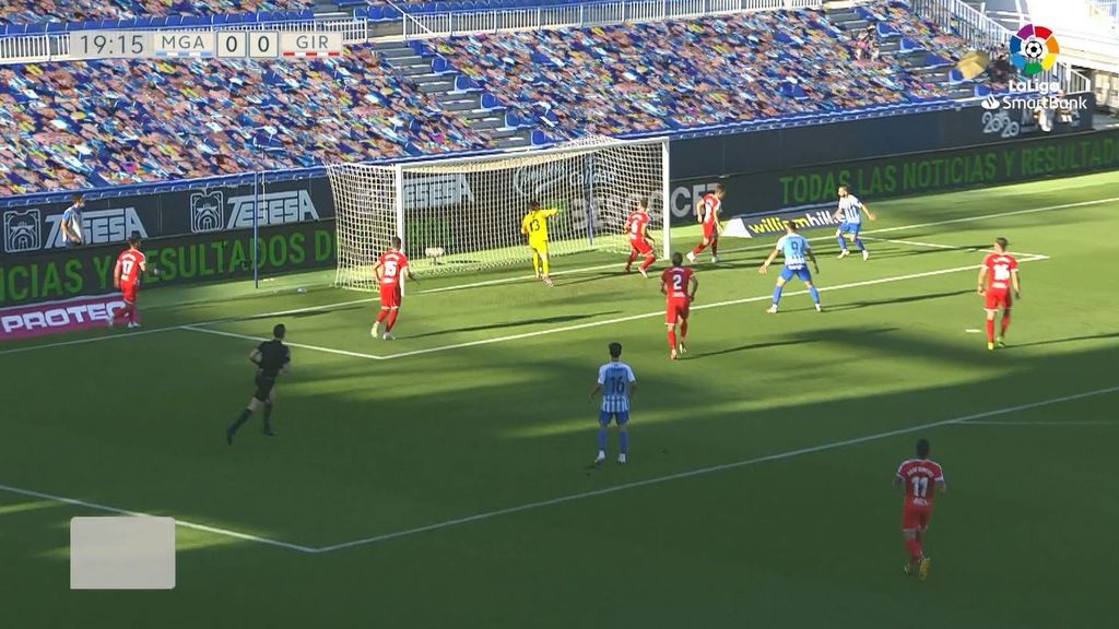 Málaga 1-0 Girona: Gol de Cifuentes