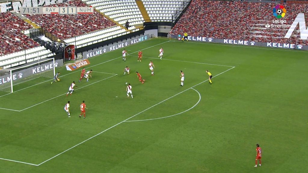 Rayo 3-2 Numancia: Gol de Curro Sánchez