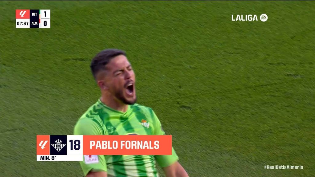 Real Betis 1-0 Almería: Gol de Fornals