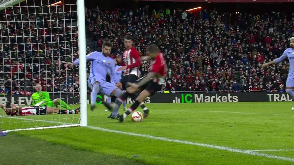 (MEDIASET) Athletic-Barcelona: 2-1 gol de Iñigo Martínez