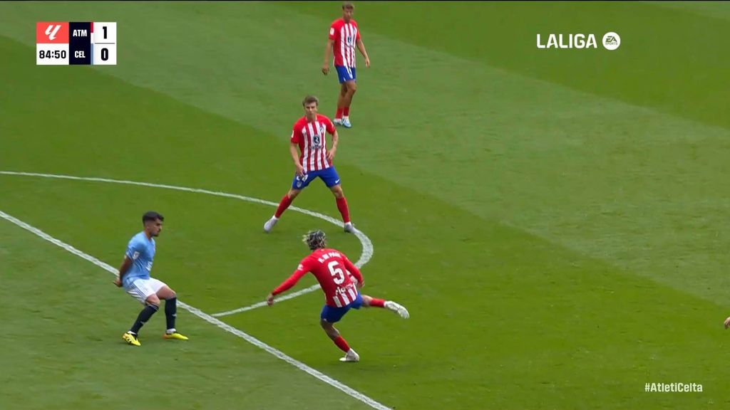 Atlético 1-0 Celta: Gol de Rodrigo De Paul