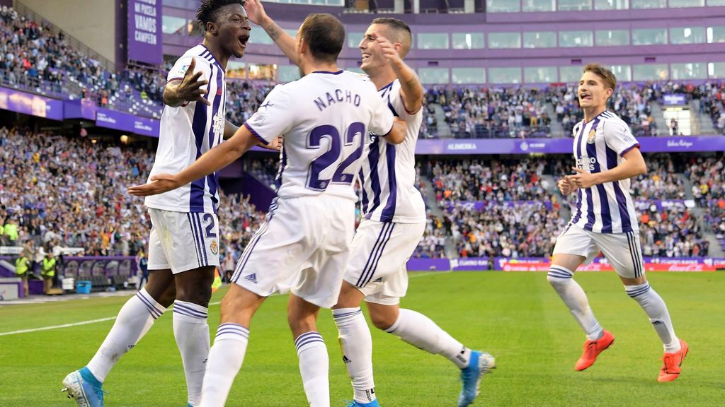 Valladolid-Éibar: Gol 2-0 de Salisu (Jornada 10)