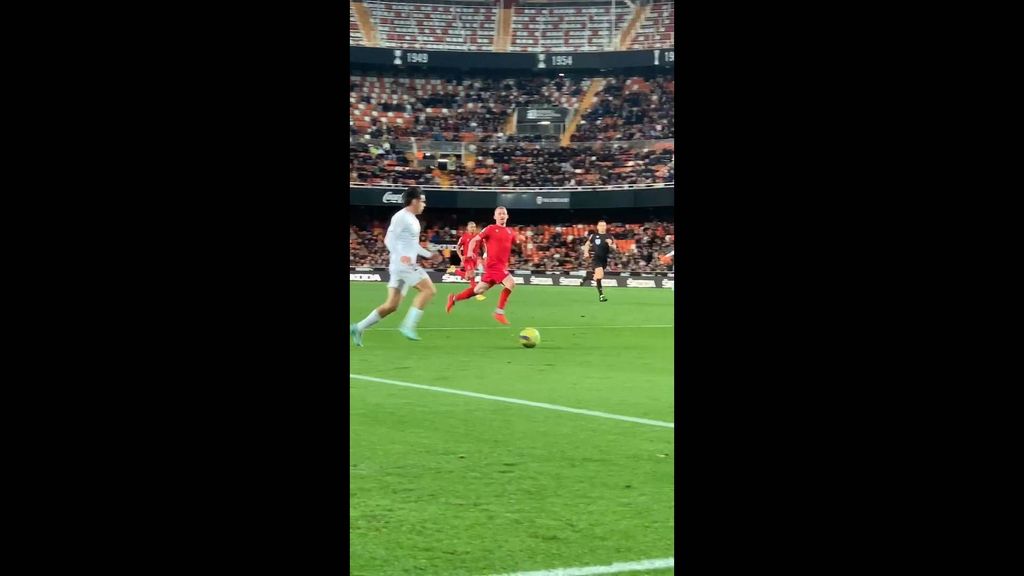 Gol del Valencia ante el Nottingham