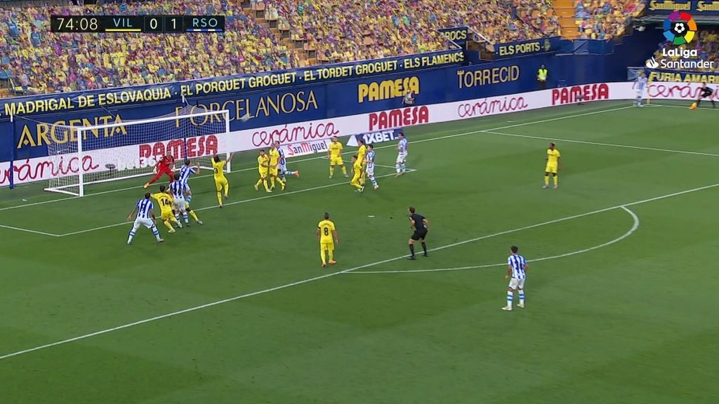 Villarreal 0-2 Real Sociedad: Gol de Diego Llorente