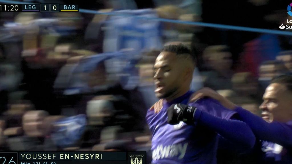 Leganés - Barcelona: Gol 1-0, En Nesyri (Jornada 14)