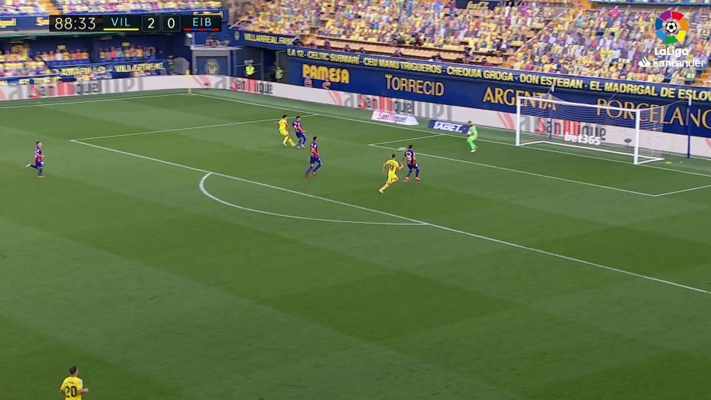 Villarreal 4-0 Éibar: Resumen del partido