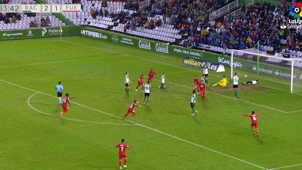Racing de Santander 2-2 Fuenlabrada: Resumen (Jornada 19)
