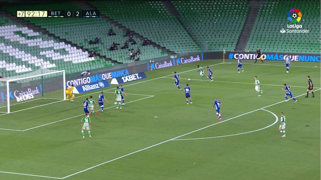 Betis 1-2 Alavés: Gol de Loren